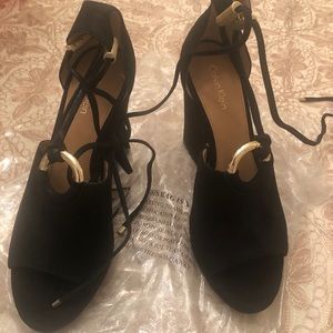 Calvin Klein wedges never worn